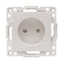 Стокгольм Механизм Розетки 1-местной б/з 10 А белый с защ. штор.