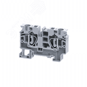 Клемма проходная 10 кв.мм пружинная OptiClip CX-10-I-57A-(0,2-10)-серый КЭАЗ Optima