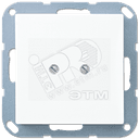 Крышка глухая с опорным кольцом белая