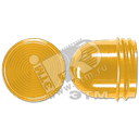 Колпачок высокий для крышки патрона лампы арт. №637..  желтый