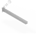Консоль двойная 40х80 L700 (s:4) П-образная усиленная гор.цинк