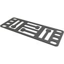 Кронштейн Т-пазы 1U Hyperline PMR-1U-T-RAL9005 (черный)