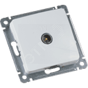 MASTER Розетка телевизионная оконечная скрытой установки, в рамку, белый HEGEL