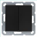 Переключатель проходной 2-кл. 10А IP20 механизм антрацит Jasmart G3022B
