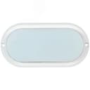 Светильник светодиодный ДПО 4011 8Вт IP54 4000K овал белый пластик IEK