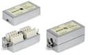 Адаптер проходной 4 пары, 5е Hyperline CA-IDC-C5e-SH-F-WH