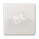 Клавиша ударопрочная для выключателя и кнопки светло-серая