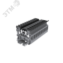 Клемма TU 1-1 с держателем предохранителя, с индикацией 24В, 4 мм. кв., серая