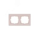 KARINA Рамка 2-ая горизонтальная б/вст крем (10шт/120шт) Lezard