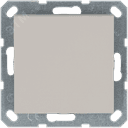 Выключатель одноклавишный 10A 250V~ с накладкой, цвет Тауп