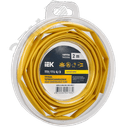 Трубка термоусадочная ТТУ нг-LS 6/3 желтая (2м/упак) IEK
