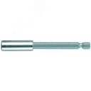 Битодержатель 899/4/1 152 с втулкой из нержавеющей стали стопорным кольцом и магнитом хвостовик 1/4 E 6.3 для бит 1/4 С 6.3 152 мм WERA