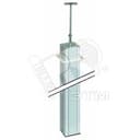 Connect Колонна 2-сторонняя К45 с телескопическим упором 80х80 мм 3м SC алюминий ALK2200-8 Simon