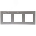 Рамка 3 поста, алюминий Simon