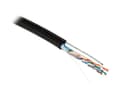 Кабель витая пара Hyperline FUTP4-C5E-S24-2SW-OUT-PE-BK-500 (500 м)