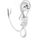 Шнур сетевой с вилкой ПВС 3х0,75-81 белый 1,5 м 99927922 УПП-5 ВОС г.СПб