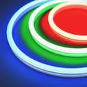 Лента герметичная MOONLIGHTSIDEB8412x24mm 24V RGB 12 Wm IP68 5m wire x2 Arlight Вывод кабеля прямой 042751