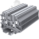 Клемма TU 2-2 винтовая, сечение 2,5 мм. кв., серая