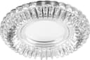 Светильник встраиваемый с белой LED подсветкой Feron CD904 потолочный MR16 G53 прозрачный 28977