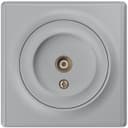 Розетка телевизионная TV 1-м СП Florence механизм сер. (1E21101302) OneKeyElectro 2172842