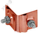 Держатель проводника круглого 6-10мм для фальца угловой h=40мм медь IEK