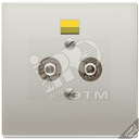 Розетка штепсельная для выравнивания потенциалов алюминий