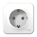 BLANCA розетка наружная с заземлением без шторок изол.пл., 16А, 250В, белый Systeme Electric
