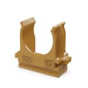 Крепёж-клипса для труб АБС-пластик бук d20 мм в малой упаковке (10шт/1000шт уп/кор) Промрукав