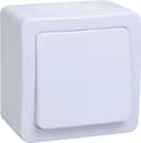 Переключатель проходной 1-кл. ОП Гермес Plus 10А IP54 ВСп20-1-0-ГПБ бел. IEK EVMP12-K01-10-54-EC