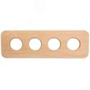 Шедель Рамка 4-х постовая (Натурэль) скрытый монтаж BF5 BF5-640-10 Бирони