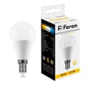 Лампа светодиодная Feron LB750 Шарик E14 11W 2700K 25946