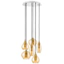 Cветильник Lightstar PENTOLA 6х25W G9 Янтарный 803063