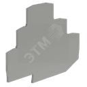 Крышка для трехуровневой клеммы на 2,5 кв.мм