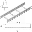 Кабельный лоток лестничного типа серии LIGHT, высота - 85 мм, ширина - 800 мм, длина - 3000 мм, толщина - 1 мм, кратность - 3м, PE - Сталь с порошковым покрытием (окрашенная) VERGOKAN