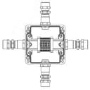 Взрывозащищенная клеммная коробка из полиэстера TBE-P-03-(6xCBC.2)-1xKA2MHK(A)-1xKA2MHK(B)-1xKA2MH(C)-1xKA2MHK(D)1Ex e