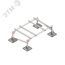 Опорная конструкция для установки оборудования TECHNORAPTOR STEELFOOT 1500х1000 тип 2 HD