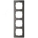 Рамка G-Flex 4-постовая, цвет Мокко