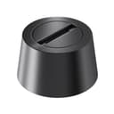 Чаша накладная Parity для двойного вывода ленты черная Technical TRA130CRDuoB