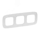 Valena ALLURE Рамка 3 поста белая универсальная Legrand Euro