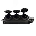 Розетка наружной установки 3х2Р+РЕ 1х16А 220v каучук