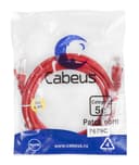 Патч-корд Cabeus PC-UTP-RJ45-Cat.5e-1m-RD (U/UTP, CAT.5E, PVC, 1 м, красный) (7674c)