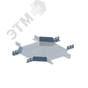 Ответвитель Х-образный 300х80 s=1,5 мм оцинкованный СОЭМИ