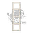 Рамка 4 поста слоновая кость JUNG