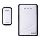 Звонок беспроводной радиус действия 150 м, белый с черным UDB-017W-R1T1-38S-150M-WH/BL Uniel