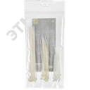 Набор хомутов 2,5х100, 2,5х150, 2,5х200 бел. (75шт/упак)