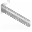 Консоль с опорой 115х40 L500 горячий цинк