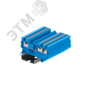 Клемма TP 1-2 проходная Push-in, сечение 1,5 мм. кв., синяя