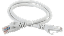 ITK Коммутационный шнур (патч-корд), кат.5Е UTP, 1,5м, серый (PC01-C5EU-1M5)