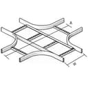 Ответвитель крестообразный для KLDAVID, высота - 60 мм, ширина - 500 мм, кратность - 1шт, DU - Покрытие Duplex DUKSX500 Вергокан Россия