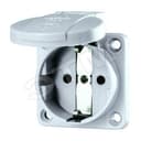 Розетка панельная 16А 2Р+E IР54 230В серая SCHUKO